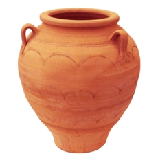 Large Terracotta Grecian Urn