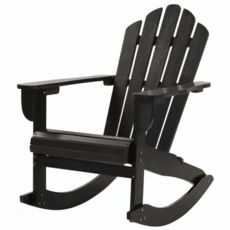 Adirondack Rocking Chair Dark Grey